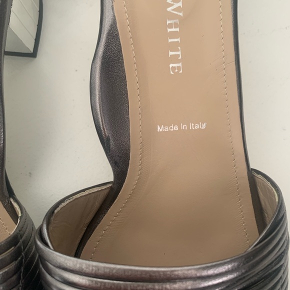 Ron White New Evena Gunmetal sandals with mirror like heels 😍 - Picture 7 of 7